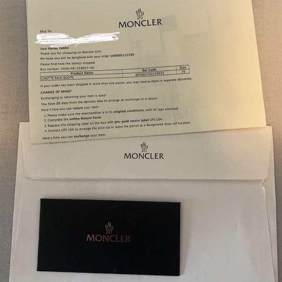 Moncler rain boots - Picture 6 of 6